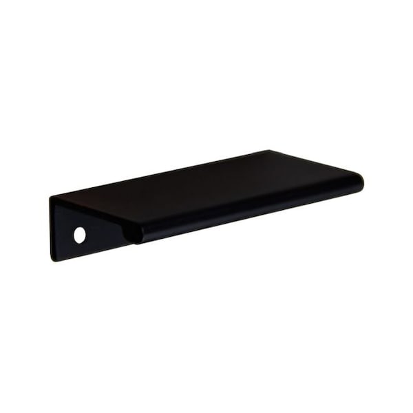 Crown 3" Aluminum Tab Cabinet Pull W/ 2-3/8" Center to Center W/ #6 x 5/8" Wood Screws Matte Black Finish CHP1876BK - main